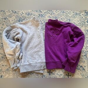 All in motion slightly cropped sweatshirts